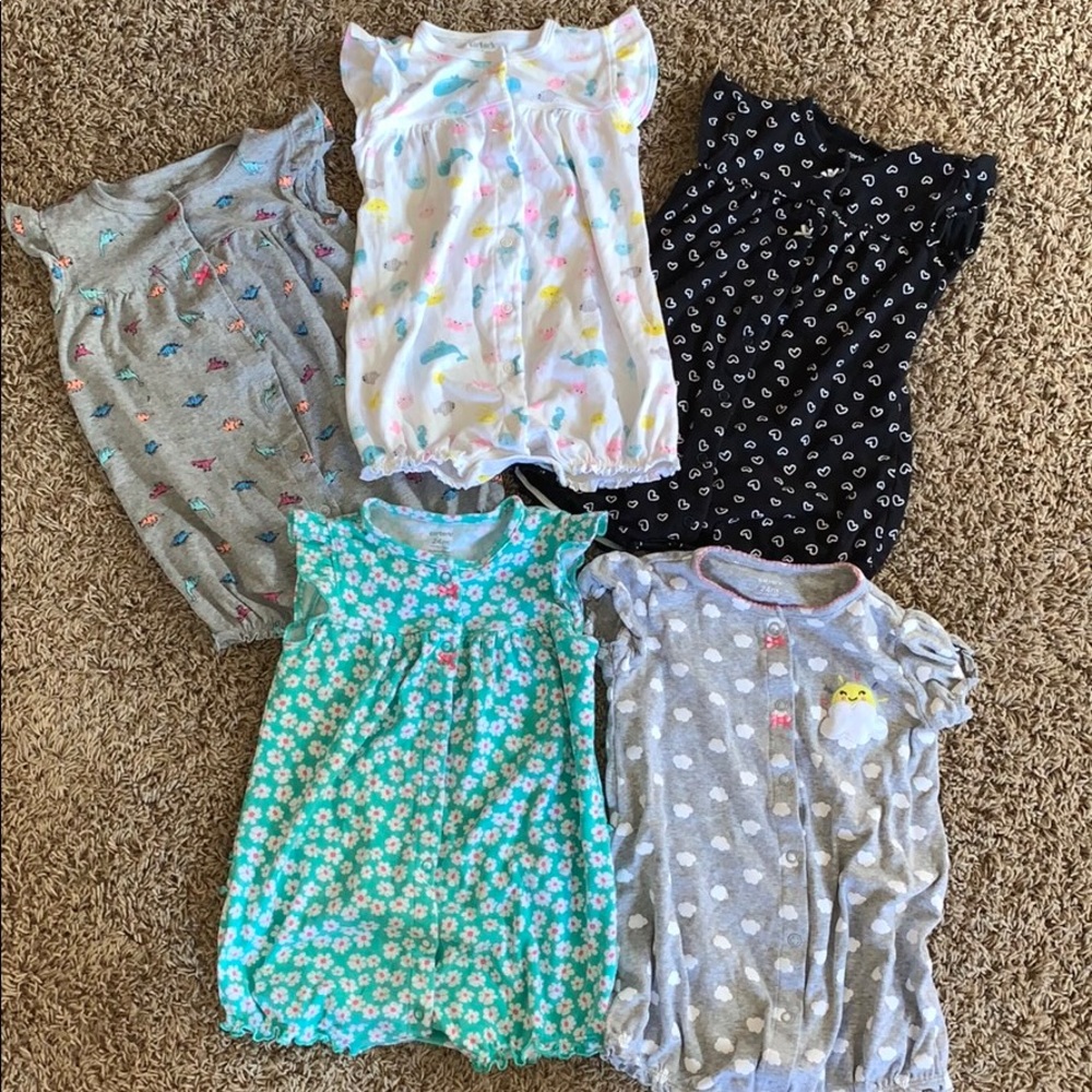 24 Month Rompers - Set of 5